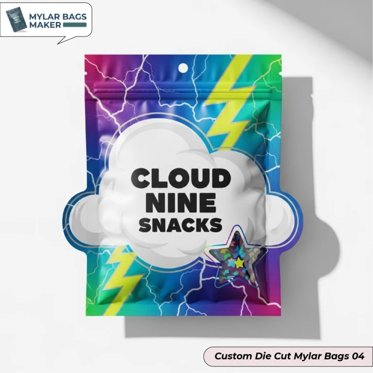 Custom Die Cut Mylar Bags