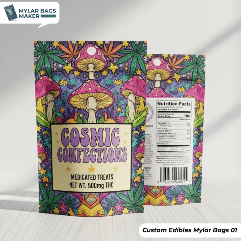 Custom Edibles Mylar Bags