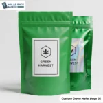 Custom Green Mylar Bags (2)