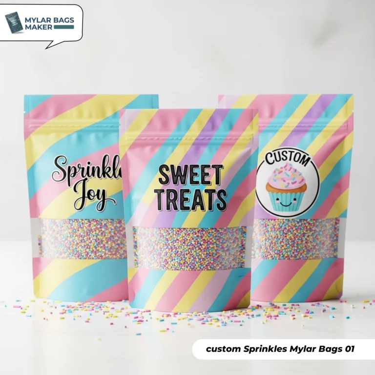 Custom Sprinklez Mylar Bags
