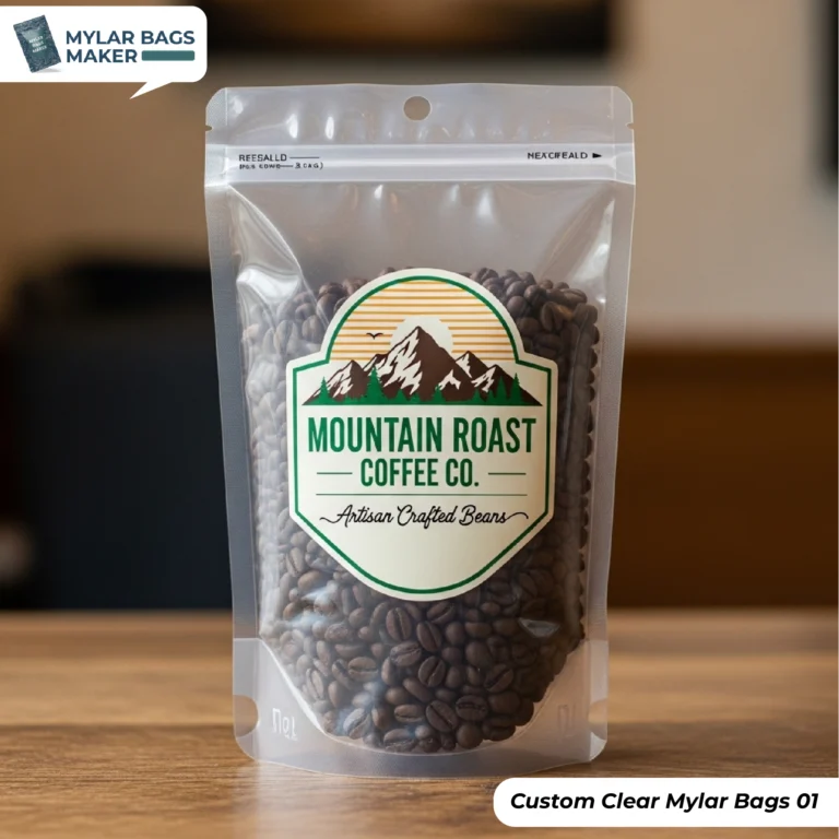 Custom Clear Mylar Bags