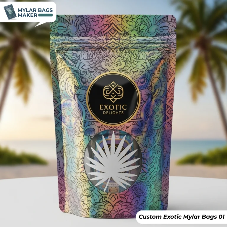 Custom Exotic Mylar Bags