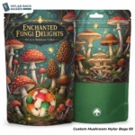 Custom Mushroom Mylar Bags (3)