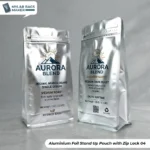 Aluminium Foil Stand Up Pouch with Zip Lock UK