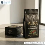 Custom Flat Bottom Pouches with logo (3)