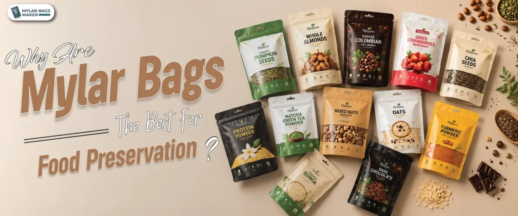 Why Are Mylar Bags The Best For Food Preservation?