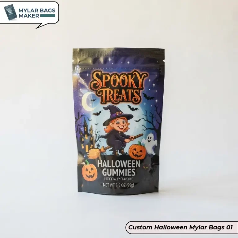 Custom Halloween Mylar Bags