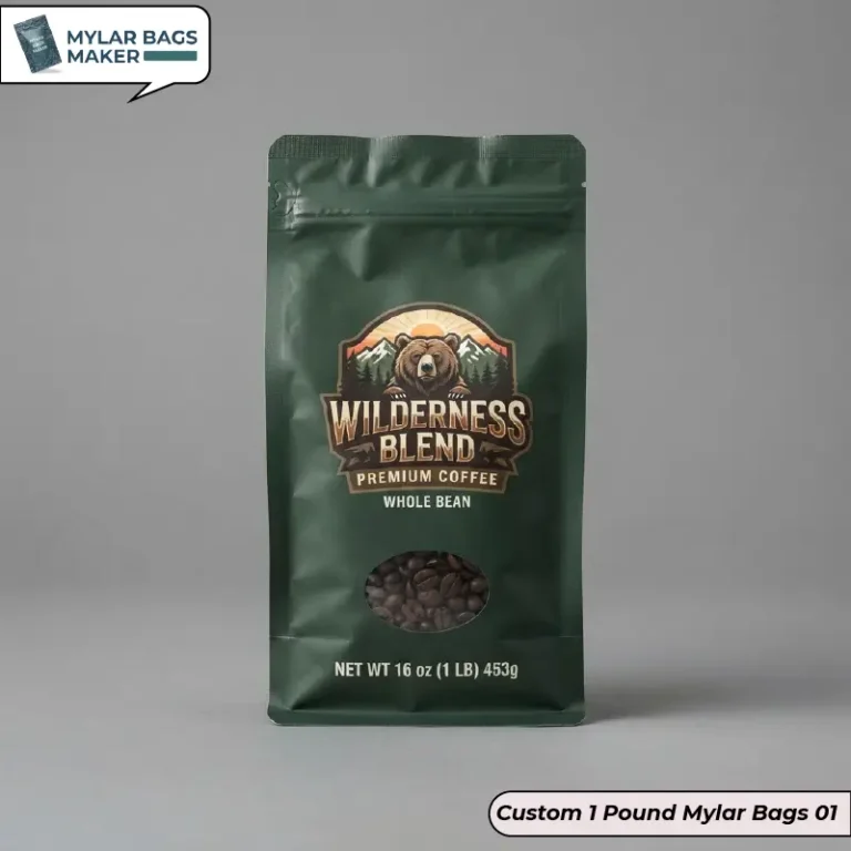 Custom 1 Pound Mylar Bags